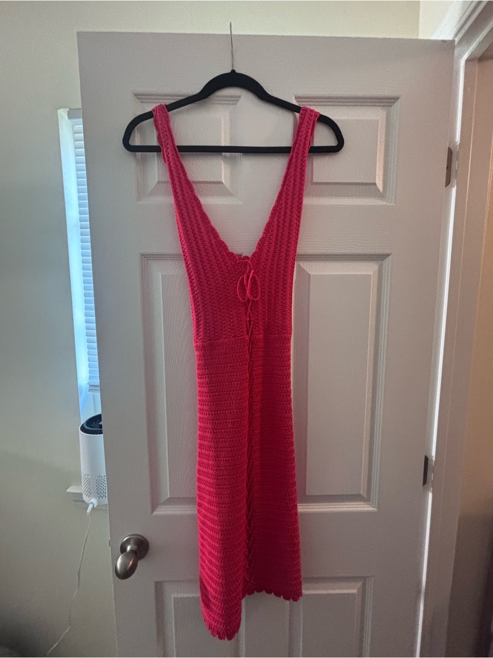 Crochet Knit Sleeveless Dress